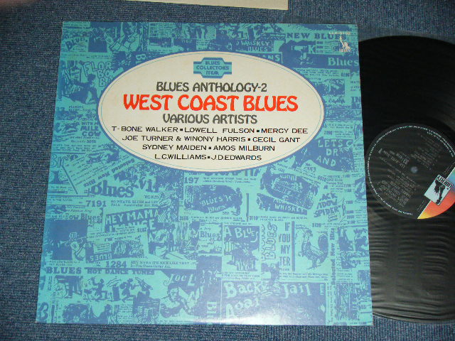 Photo1: VA OMNIBUS ( T-bone Walker +Lowell Fulson + Mercy Dee + Joe Turner & Winony Harris + Cecil Gant + Sydney Maiden + Amos Milburn + L.C.Williams + J.D.Edwards )  - BLUES ANTHOLOGY-2 : WEST COAST BLUES  / MID 1970's JAPAN MONO Used LP 