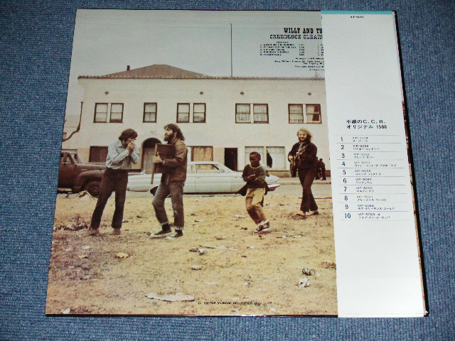 Photo: CREEDENCE CLEARWATER REVIVAL = CCR - WILLIY and the POOR BOYS ( MINT-/MINT- ) / 1980's  JAPAN LAST  REISSUE on ANALOGUE With"TAX IN" PRICE on OBI Used  LP With OBI & Original Outer Vinyl Cover from Company