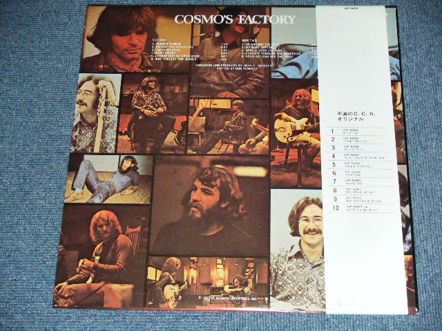 Photo: CREEDENCE CLEARWATER REVIVAL = CCR -  COSMO'S FACTORY ( MINT-/MINT- ) / 1980's  JAPAN LAST  REISSUE on ANALOGUE With"TAX IN" PRICE on OBI Used  LP With OBI & Original Outer Vinyl Cover from Company
