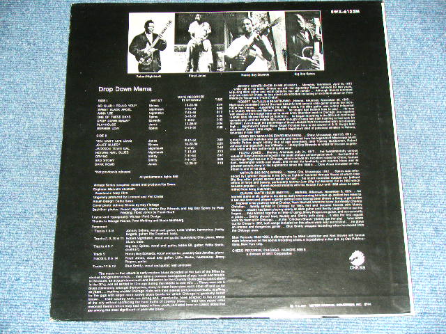 Photo: VA OMNIBUS ( BROBERT NIGHTHAWK + FLOYD JONES + HONEY BOY EDWARDS + BIG BOY SPIRES)  - DROP DOWN MAMA  / 1974 JAPAN ORIGINAL MONO Used LP 