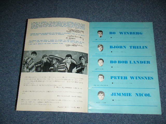 Photo: SPOTNICKS,The - 1966 JAPAN TOUR BOOK  /  1966 Japan  Used BOOK