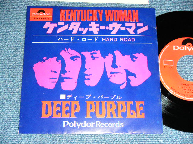 Photo1: DEEP PURPLE - KENTUCKY WOMAN (MINT-/Ex+++ ) / 1969 JAPAN ORIGINAL Used 7"45 With PICTURE SLEEVE 