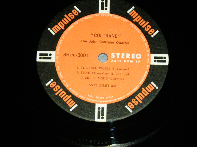 Photo: JOHN COLTRANE - COLTRANE / 1963 JAPAN ORIGINAL Used LP With OBI 