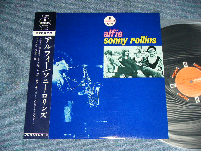 Photo1: SONNY ROLLINS - ALFIE ( MINT-/MINT- ) / 1966 JAPAN ORIGINAL Used LP With OBI 