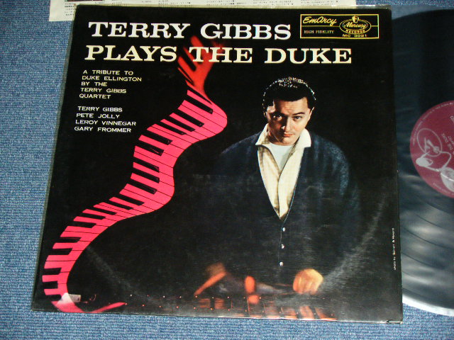 Photo1: TERRY GIBBS - PLAYS THE DUKE  / 1950's JAPAN ORIGINAL Used LP With OUTER VINYL 