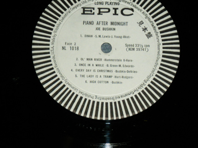 Photo: JOE BUSHKIN (PIANO) - PIANO AFTER MIDNIGHT ( Ex++/Ex+++ Looks :MINT-  ) / 1960  JAPAN ORIGINAL  Used LP  