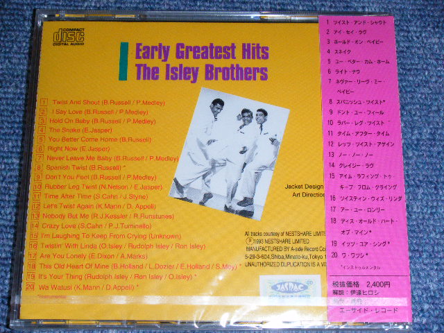 Photo: The ISLEY BROTHERS  - EARLY GREATEST HITS / 1993 JAPAN  ORIGINAL Brand new SEALED CD 