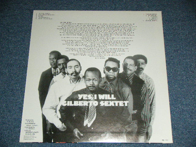 Photo: GILBERTO SEXTET ジルベルト・セクステット- YES, I WILL / 1993  JAPAN  Used LP