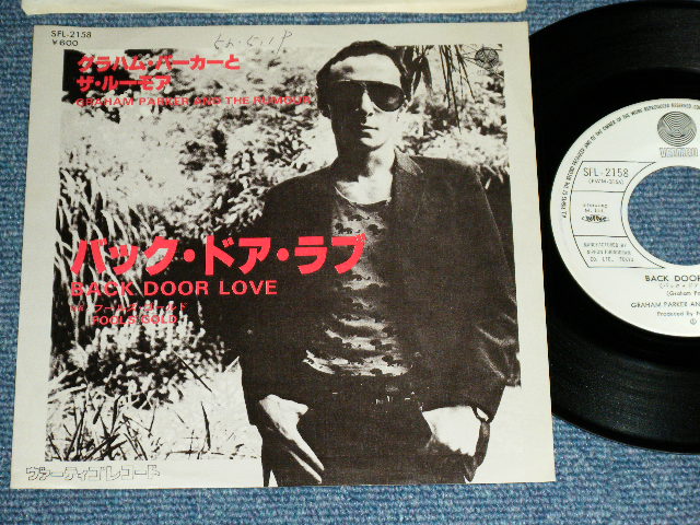 Photo1: GRAHAM PARKER- BACK DOOR LOVE ( Ex++/Ex+  Looks:Ex+ ) / 1977 JAPAN ORIGINAL  "WHITE LABEL PROMO" Used 7" Single 