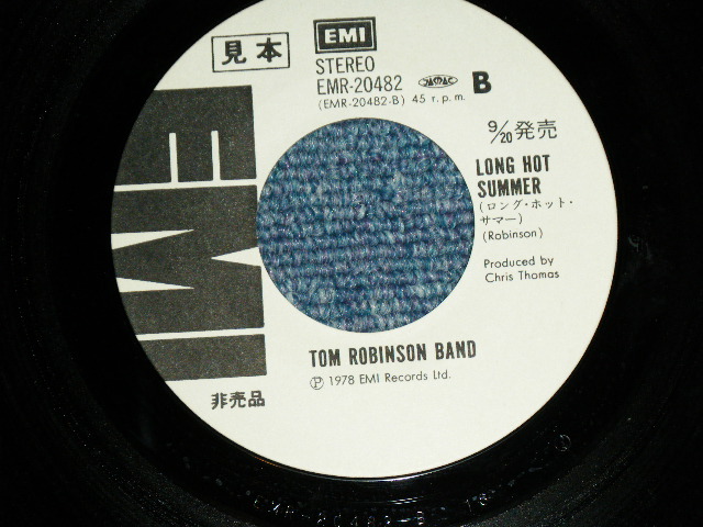 Photo: TOM ROBINSON BAND - POWER IN THE DARKNESS ( Ex++/Ex+++ Looks:Ex++ ) / 1978 JAPAN ORIGINAL "WHITE LABEL PROMO"  Used 7" Single 