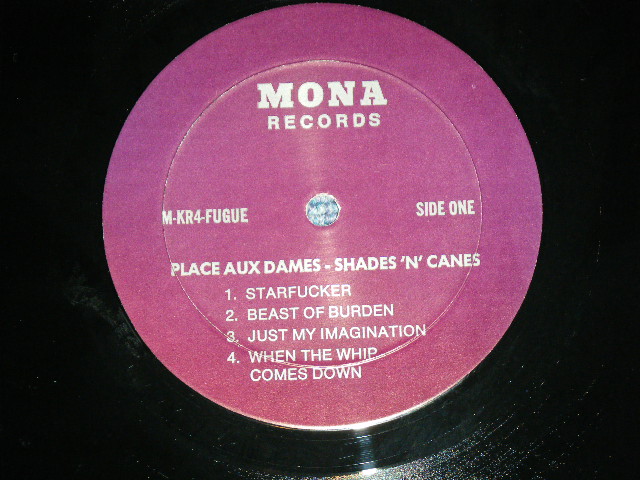 Photo: ROLLING STONES -  PLACE AUX DAMES-SHADE 'N' CANES  / 1979? COLLECTOR'S Boot ORIGINAL Used LP 