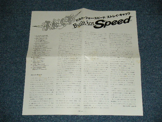 Photo: STRAY CATS ストレイ・キャッツ  - BUILT FOR SPEED (Ex+++/MINT)) / 1985? JAPAN ORIGINAL"1st ISSUED" Used CD With OBI 