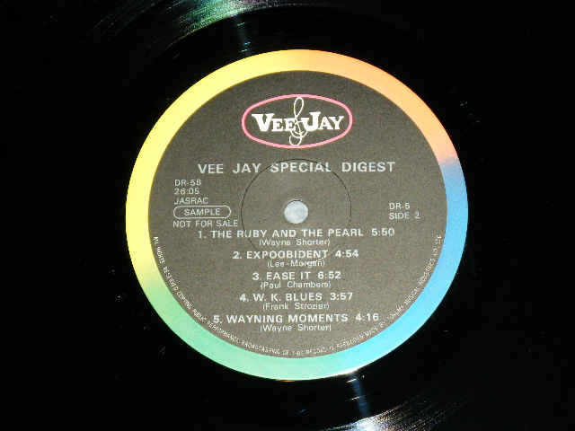 Photo: v.a. OMNIBUS - VEE JAY SPECIAL DIGEST : ORIGINAL VEE JAY RECORDINGS ( PROMO ONLY :  Ex++/MINT-) / 1975  JAPAN "PROMO ONLY" Used LP