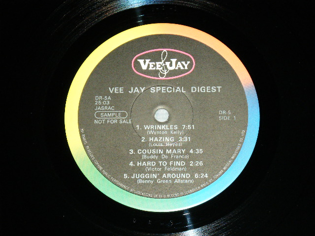 Photo: v.a. OMNIBUS - VEE JAY SPECIAL DIGEST : ORIGINAL VEE JAY RECORDINGS ( PROMO ONLY :  Ex++/MINT-) / 1975  JAPAN "PROMO ONLY" Used LP