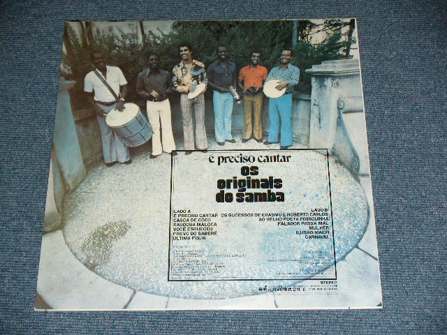 Photo: OS ORIGINALS DO SAMBA オス・オリジナイス・ド・サンバ　 - E PRECISO CANTAR 　リオの熱風 (Ex++/MINT-) / 1978  JAPAN ORIGINAL   Used LP