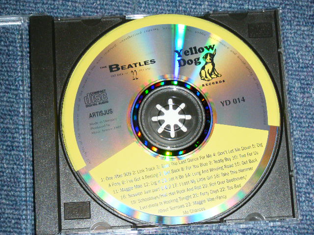 Photo: THE BEATLES -  GET BACK and 22 OTHER SONGS / 1991 Release Version ORIGINAL?  COLLECTOR'S (BOOT)  Used CD 