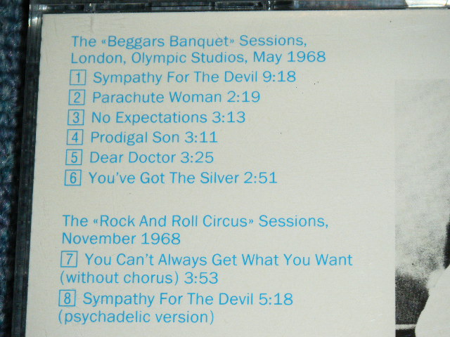 Photo: THE ROLLING STONES -  BEGGARS SESSIONS /  1998 Release ORIGINAL?  COLLECTOR'S (BOOT)  Used CD 