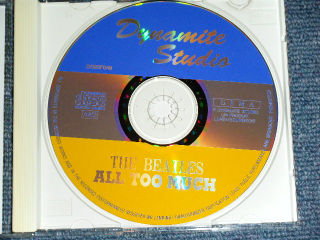 Photo: THE BEATLES -  ALL TOO MUCH / ORIGINAL?  COLLECTOR'S (BOOT)  Used CD 