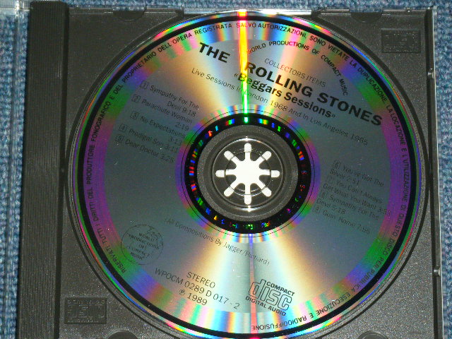 Photo: THE ROLLING STONES -  BEGGARS SESSIONS /  1998 Release ORIGINAL?  COLLECTOR'S (BOOT)  Used CD 