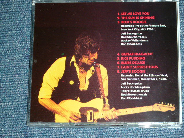 Photo: JEFF BECK GROUP ジェフ・ベック - EAST WEST (San Francisco Dec.7 1968)  / 1992 ITALA ITALY   ORIGINAL?  COLLECTOR'S (BOOT)   Used CD 