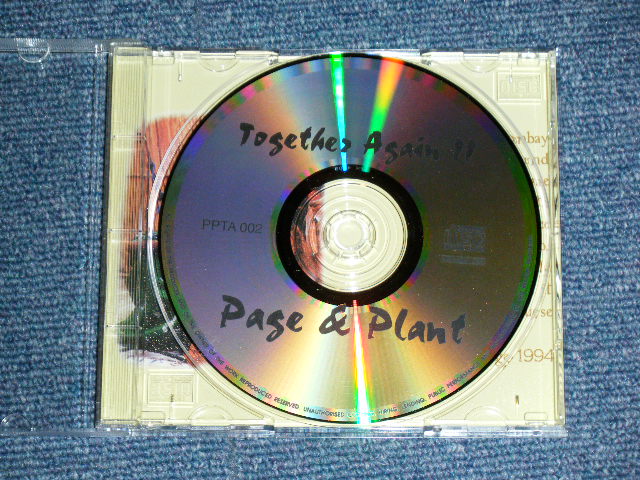 Photo: JIMMY PAGE & ROBERT PLANT of LED ZEPPELIN -  TOGETHER AGAIN II  ( LIVE 1994+1972 )  / COLLECTORS(BOOT) "BRAND NEW" CD