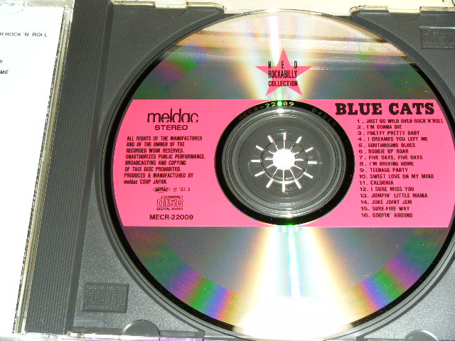 Photo: The BLUE CATS - THE BLUE CATS (MINT-/MINT) / 1993 JAPAN Original Used CD With OBI