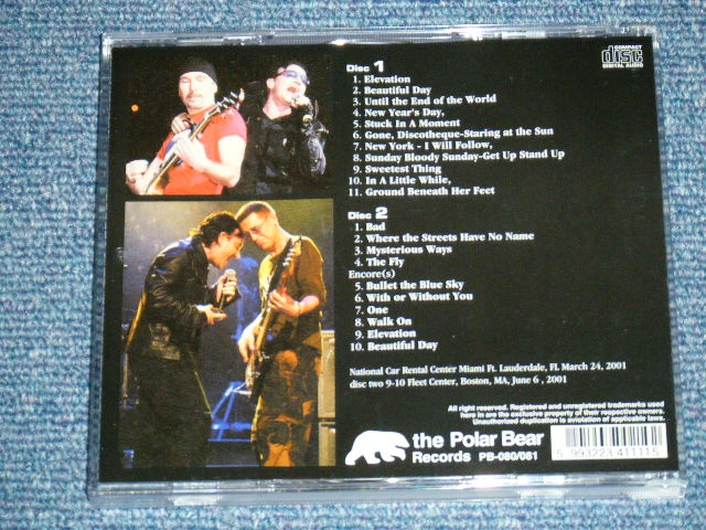 Photo: U2 - BLESSING IN THE NIGHT / 2001 ORIGINAL?  COLLECTOR'S (BOOT)  "BRAND NEW" 2-CD 