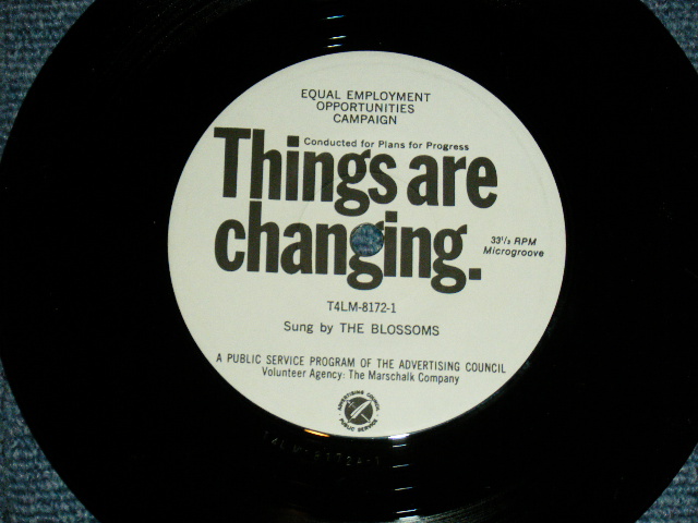 Photo: A) THE BLOSSOMS  - THINGS ARE CHANGING ( MADE by BRIAN WILSON of The BEACH BOYS & PHIL SPECTOR )  : B) The CRYSTALS - PLEASE BE MY BOYFRIEND  / 1980's  JAPAN REPRO? PROMO ONLY  "BRAND NEW" 7" Single 