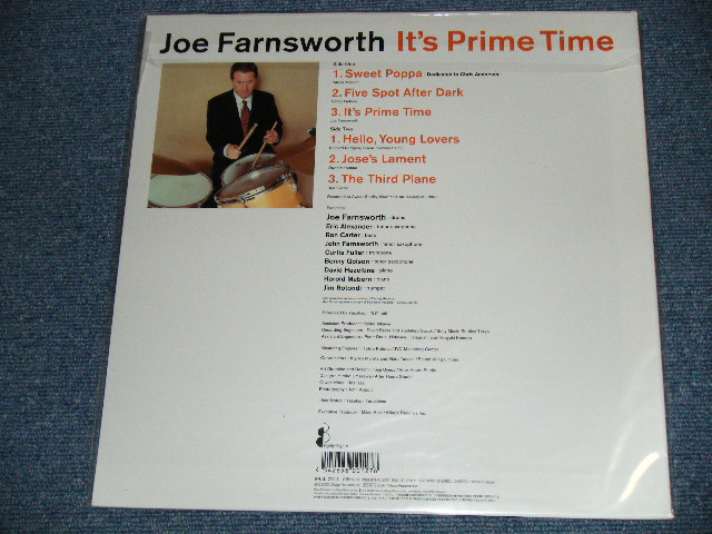 Photo: JOE FARNSWORTH - IT'S PRIME TIME  / 2004 JAPAN ORIGINAL LIMITED "BRAND NEW"  LP Dead stock