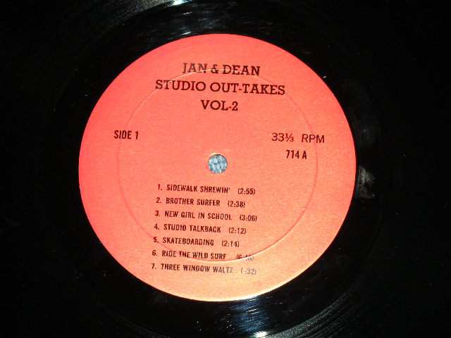 Photo: JAN & DEAN - STUDIO PUT TAKES /  COLLECTORS ( BOOT ) LP