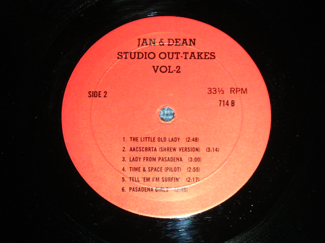 Photo: JAN & DEAN - STUDIO PUT TAKES /  COLLECTORS ( BOOT ) LP
