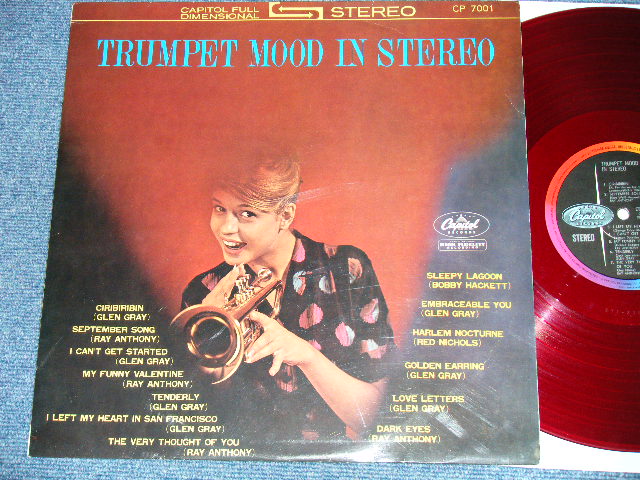 Photo1: V.A. OMNIBUS -  TRUMPET MOOD IN STEREO 　ステレオ！トランペット・ムード ( Ex++/Ex+++ ) / 1960's JAPAN  ORIGINAL "RED WAX Vinyl " Used LP　 