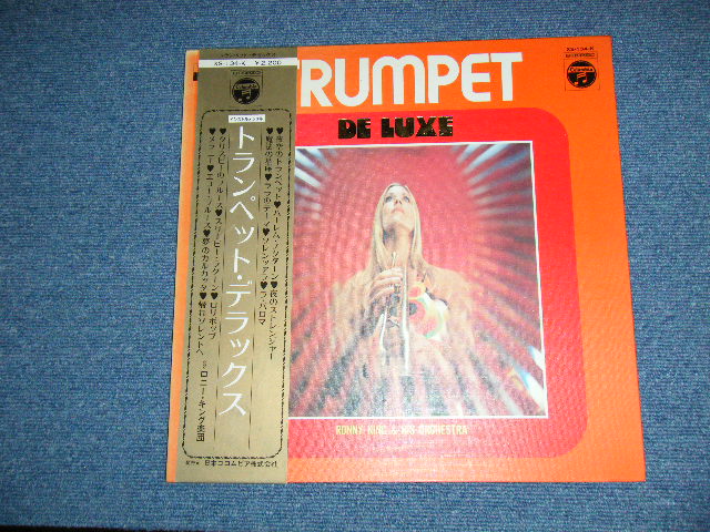 Photo: RONNY KING & His Orchestra ロニー・キング　-  TRUMPET DELUXE　トランペット・デラックス ( MINT-/MINT- )  / 1972 JAPAN ORIGINAL Used LP with OBI  