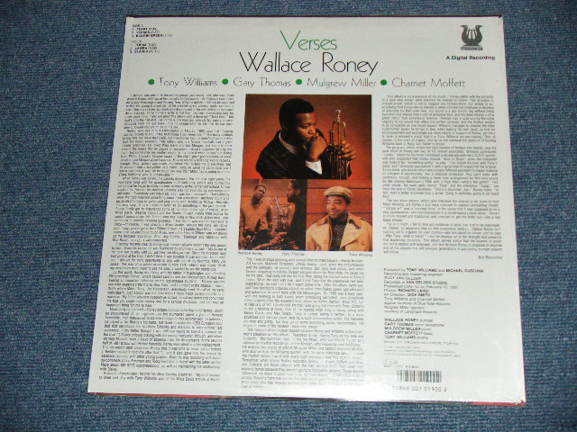 Photo: WALLACE RONEY ウォレス・ルーニー - VERSES ヴぁーセス / 1987 JAPAN ORIGINAL  "PROMO" "BRAND NEW SEALED "  LP Dead stock