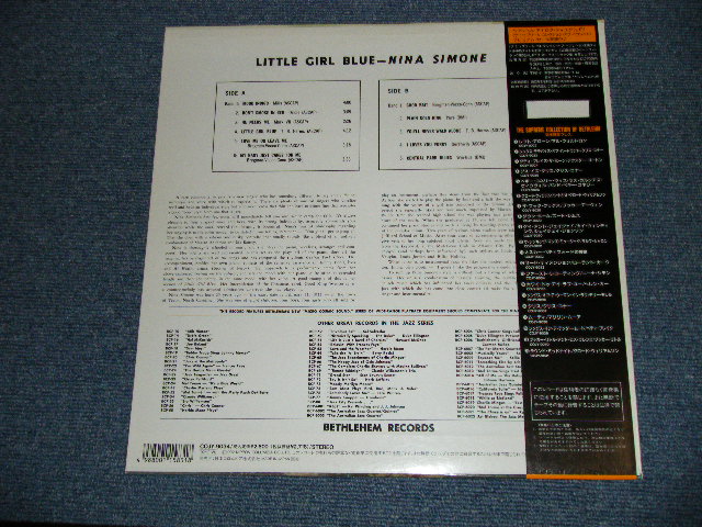 Photo: NINA SIMONE ニーナ・シモン - NINA SIMON : LITTLE GIRL BLUE  ファースト・レコーディング ( Ex++/MINT-) /  1992  JAPAN  "Limited Press" Used  LP 