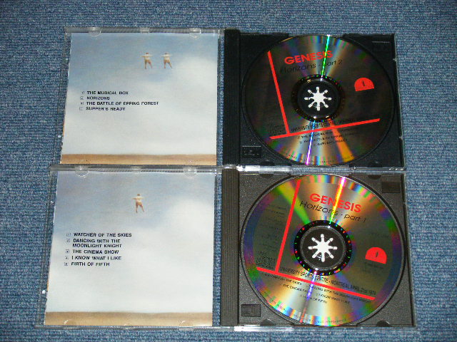 Photo: GENESIS -   HORIZONS PART 1& 2   (MINT-/ MINT)  / ITALIA ITALY ORIGINAL? COLLECTOR'S (BOOT)  Used 2-CD's 