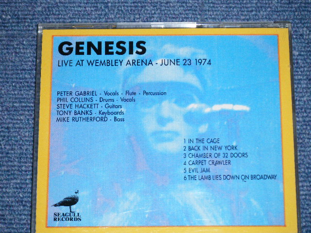 Photo: GENESIS - LIVE AT WEMBLEY ARENA - JUNE 23, 1974  (MINT-/MINT)  /  　1989 ORIGINAL? COLLECTOR'S (BOOT)  Used CD 