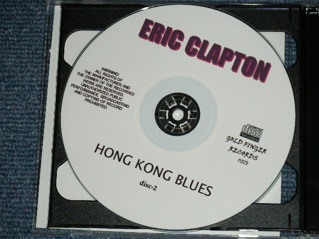 Photo: ERIC CLAPTON -  HONG KONG BLUES : LIVE AT ASIA WORLD ARENA, HONG KONG, CHINA 2011  / 2001 ORIGINAL ??   COLLECTORS BOOT Used  2-CD-R Set 