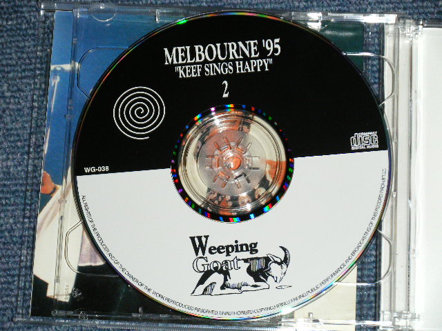 Photo: THE ROLLING STONES -  MEKBOURNE '95 : KEEF SINGS HAPPY ( NEW)  /   ORIGINAL?  COLLECTOR'S (BOOT)  "BRAND NEW" Dead Stock  2-CD 