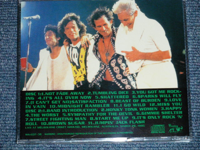 Photo: THE ROLLING STONES -  MEKBOURNE '95 : KEEF SINGS HAPPY ( NEW)  /   ORIGINAL?  COLLECTOR'S (BOOT)  "BRAND NEW" Dead Stock  2-CD 