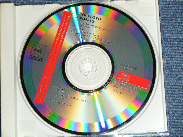 Photo: PINK FLOYD -  ANIMALS   ( 2627 YEN VERSION ) (MINT-/MINT)  /  1989 JAPAN ORIGINAL "2nd Press & 2nd Price Mark Version"　Used   CD  With OBI 