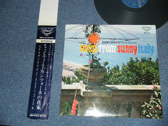 Photo:  FRANK CHACKSFIELD  フランク・チャックスフィールド  -  カンツォーネの花束SONGS FROM SUNNY ITALY  ( Ex+++/Ex+++)  /  1964 JAPAN ORIGINAL Used LP with OBI  