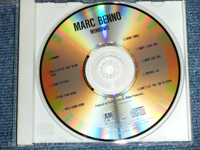 Photo: MARC BENNO マーク・ベノ -  MIRROWS 雑魚(With JERRY McGEE on GUITAR of The VENTURES ）( MINT-/MINT)  /  1995 JAPAN  Used CD  With OBI 