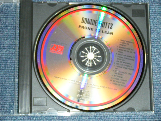 Photo: DONNIE FRITTS ドニー・フリッツ- PRONE TO LEAN　プローン・トゥ・リーン(With JERRY McGEE on GUITAR of The VENTURES ）( Ex+/MINT)  /  1998 JAPAN ORIGINAL Used CD  With OBI 