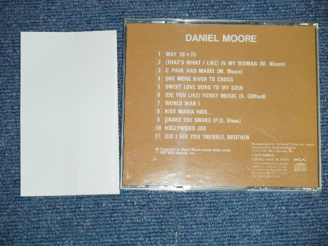 Photo: DANIEL MOORE ダニエル・ムーア - DANIEL MOORE ダニエル・ムーア ( MINT/MINT)  /  1997 JAPAN ORIGINAL Used CD  With OBI 