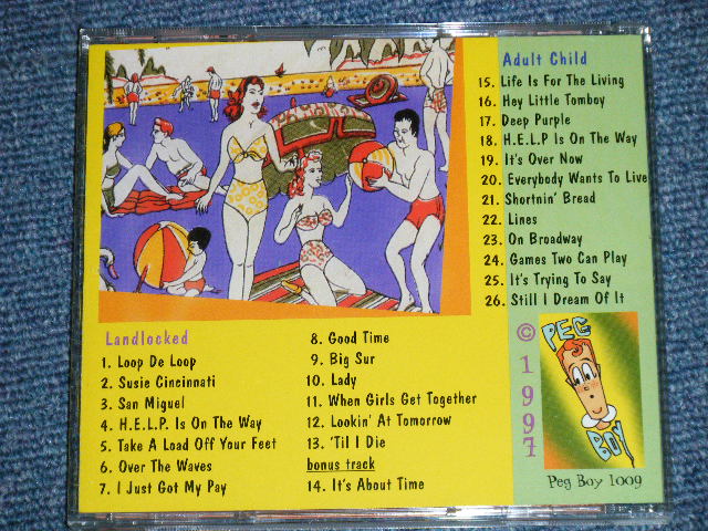 Photo: THE BEACH BOYS - LANDLOCKED +ADULT CHILD ( 2 in 1 ) ( NEW )    /  COLLECTOR'S BOOT "BRAND NEW"  CD-R 