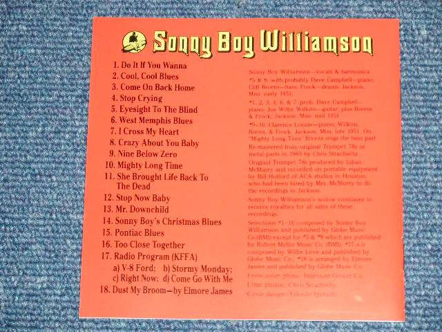 Photo: SONNY BOY WILLIAMSON サニー・ボーイ・ウイリアムスン - KING BISCUIT TIME  (MINT/MINT)  / 2001 JAPAN Out-Of-Print Used CD With OBI 