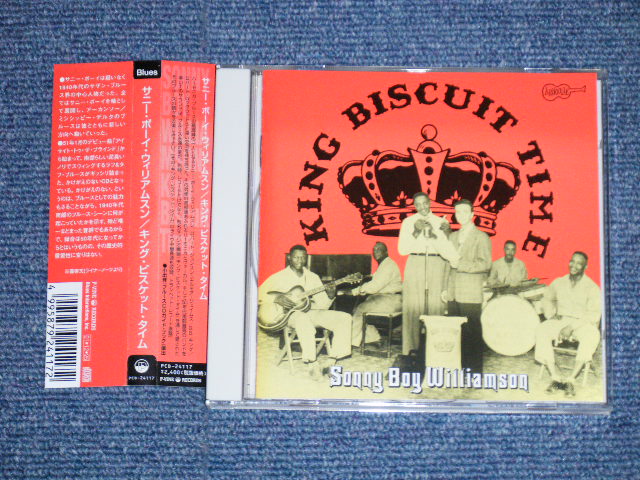 Photo1: SONNY BOY WILLIAMSON サニー・ボーイ・ウイリアムスン - KING BISCUIT TIME  (MINT/MINT)  / 2001 JAPAN Out-Of-Print Used CD With OBI 