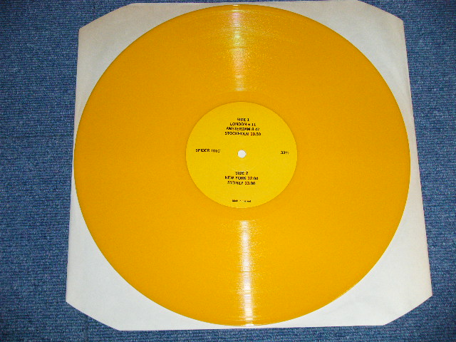 Photo: DAVID BOWIE -THE GLASS SPIDER TOUR PRESS CONFERENCE'S 1987 ( Ex+++/MINT-)  / UK EMGLAND  COLLECTORS ( BOOT ) "YELLOW WAX Vinyl" Used LP