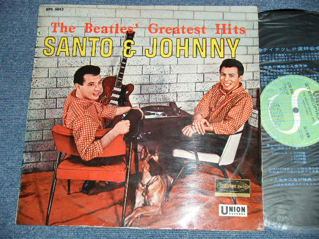 Photo1: SANTO & JOHNNY サント＆ジョニー -  The BEATLES' GREATEST HITS ( Ex++/Ex+++)  /  1964  JAPAN ORIGINAL Used LP  